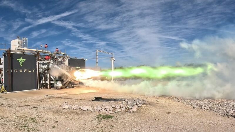 Firefly Aerospace test-fired its new Miranda engine for the first time last year. Firefly was among the top companies receiving private investment in 2023.